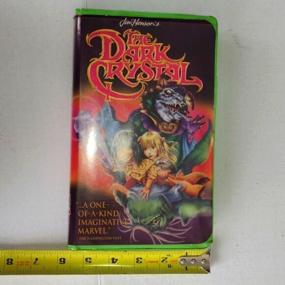 The Dark‎ Crystal 1994 2nd Release Collectible Vintage VHS Clamshell - Picture 8 of 8